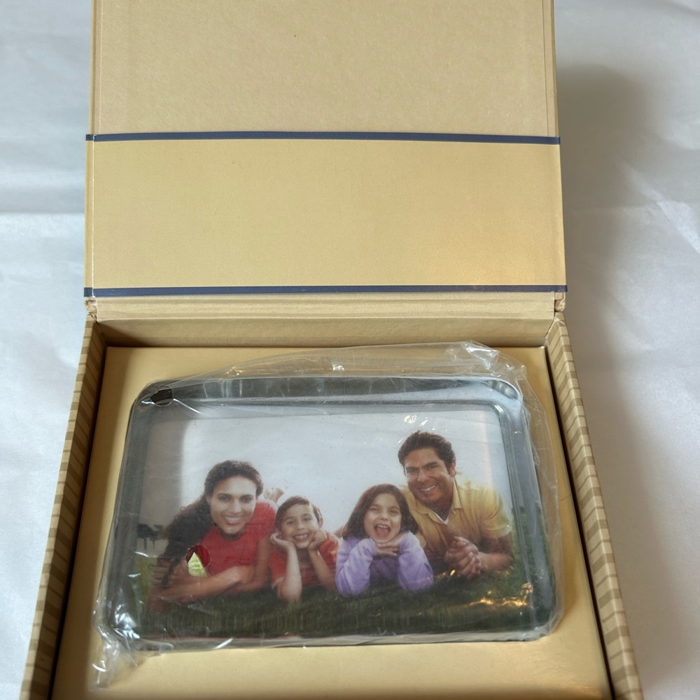 Vintage Hallmark Glass Paperweight Personalize It with Photo or Artwork